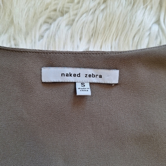 Naked Zebra Side Zip Tank Top - Picture 8 of 11